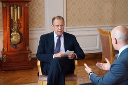 Эксклюзивное интервью Министра иностранных дел России С.В.Лаврова телеканалу "Россия 24", Москва, 18 июля 2014 года