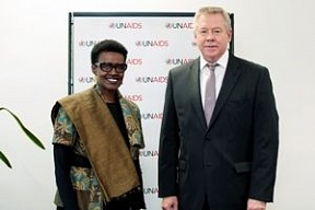 О встрече Постоянного представителя Российской Федерации при Отделении ООН в Женеве Г.М.Гатилова с новым Исполдиректором ЮНЭЙДС Винни Бьянимой 6 ноября 2019 г. О встрече Постоянного представителя Российской Федерации при Отделении ООН в Женеве Г.М.Гатилова с новым Исполдиректором ЮНЭЙДС Винни Бьянимой 6 ноября 2019 г.