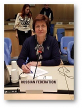 Выступление Помощника Министра здравоохранения Российской Федерации  Л.А.ГАББАСОВОЙ  в ходе 43-й сессии Программно-координационного совета (ПКС) Объединённой программы ООН по ВИЧ/СПИД (ЮНЭЙДС) по пункту 4.2. повестки дня «Последующая деятельность в связи 