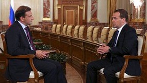 Интервью Дмитрия Медведева телеканалу "Россия", 24 мая 2014 года