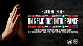 JOINT STATEMENT on religious intolerance JOINT STATEMENT on religious intolerance